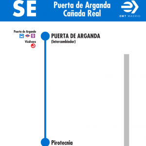 Horario de ida Línea SE 718 Autobuses EMT