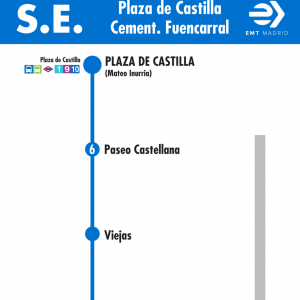 Horario de ida Línea SE 704 Autobuses EMT