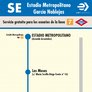 Horario de ida Línea SE 865 Autobuses EMT