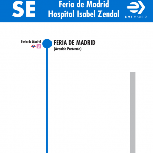 Horario de ida Línea SE 709 Autobuses EMT