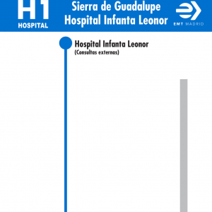 Horario de vuelta Línea H1 Autobuses EMT