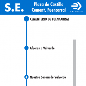 Horario de vuelta Línea SE 704 Autobuses EMT