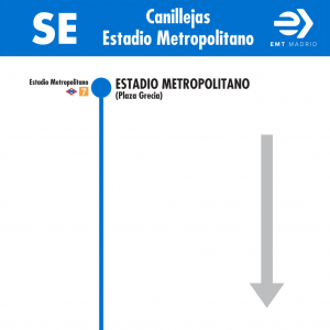 Horario de vuelta Línea SE 721 Autobuses EMT