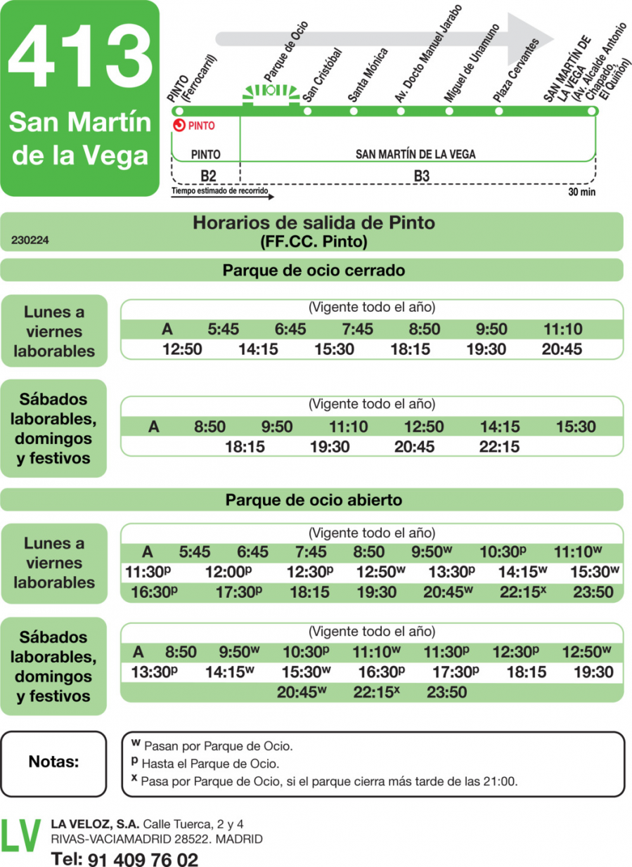 Resultado de imagen de bus 413 parque warner