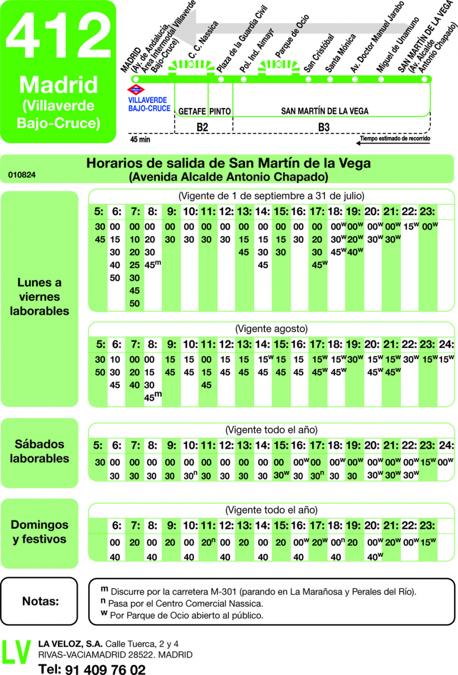 Resultado de imagen de Bus 412 Parque Warner